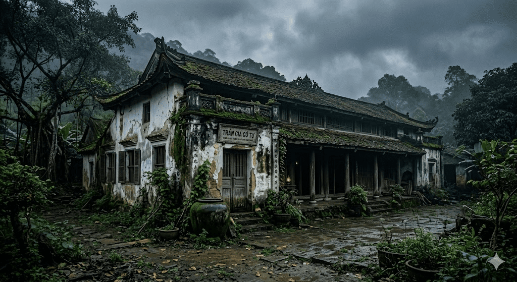 Ngôi nhà cổ bỏ hoang lâu năm