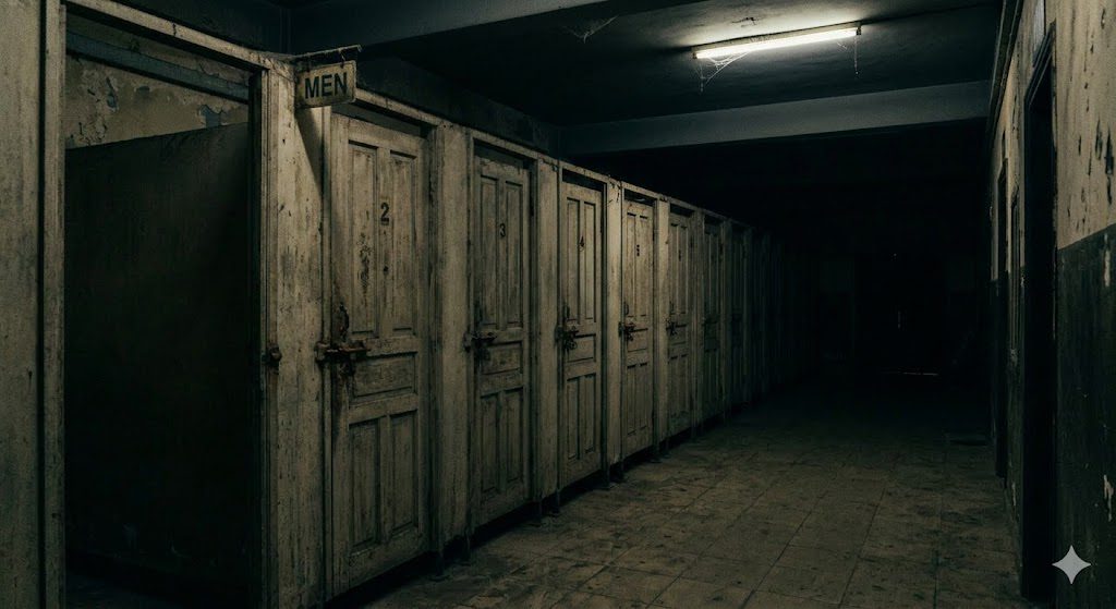 dãy phòng vệ sinh nơi xảy ra chuyện tâm linh có thật