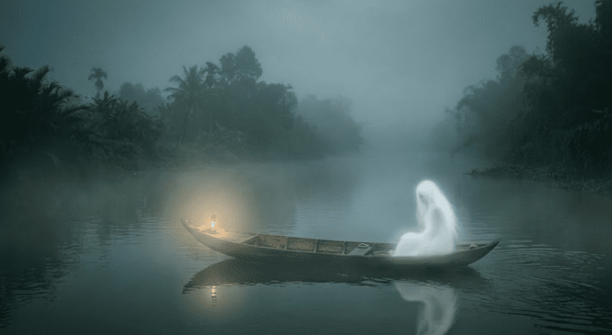 Bóng ma người đàn bà trên chiếc xuồng ba lá