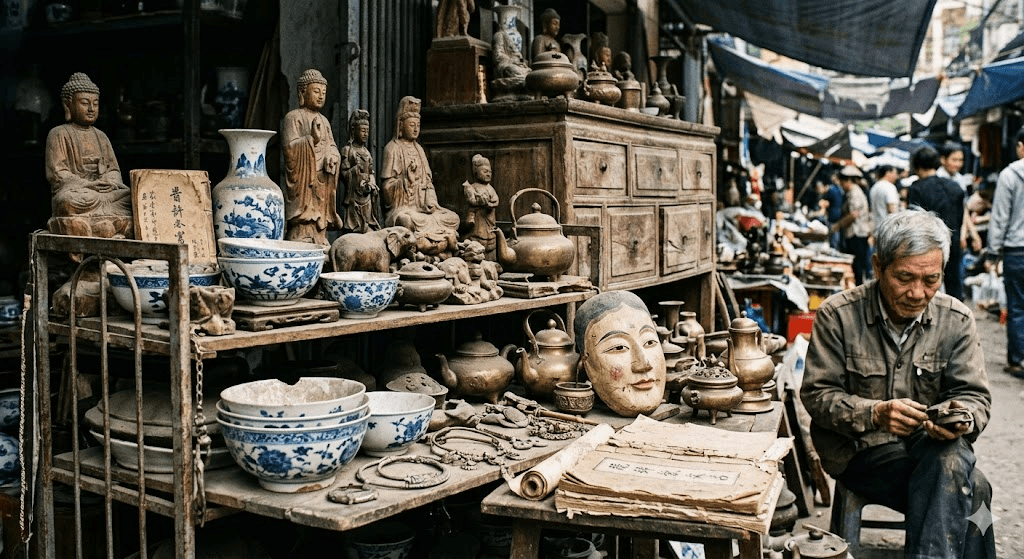bối cảnh khởi nguồn của chuyện tâm linh có thật về đồ cũ